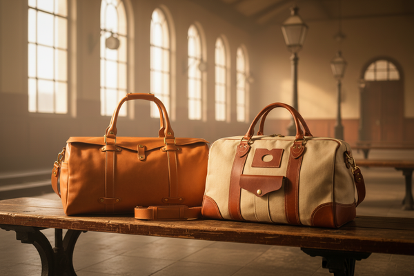 How to Choose Between Waxed Canvas and Leather for Your Travel Bag