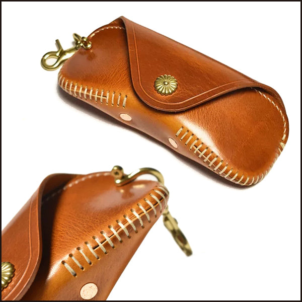 Italian leather eyeglass case