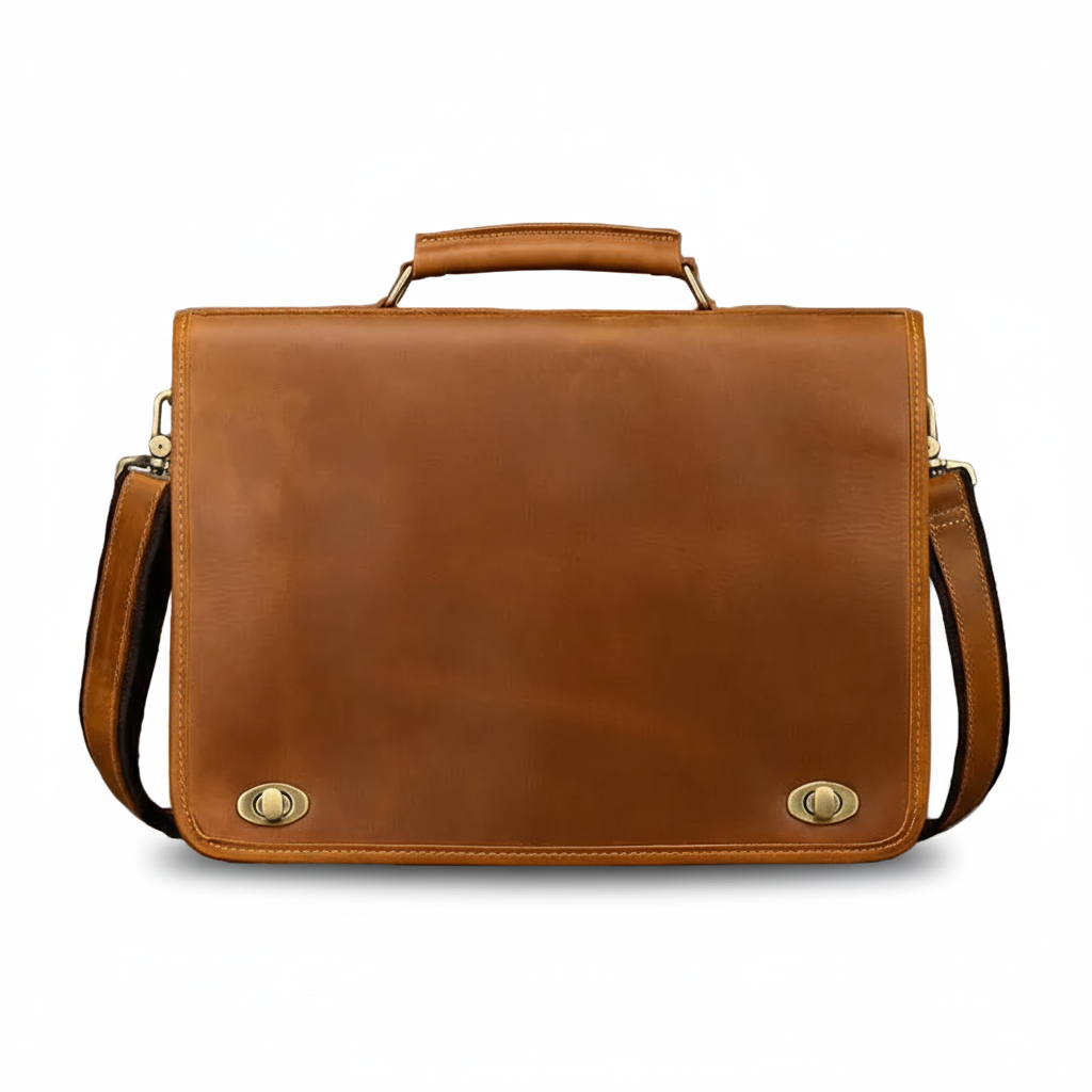 Artisan Executive Leather Briefcase - Handcrafted | i7Bags