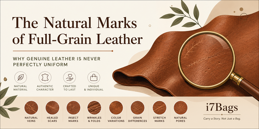 The More Natural the Leather, the More Unique Its Marks