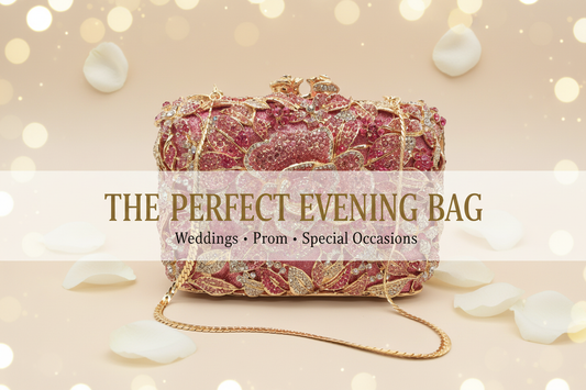 Bridal Inlaid Rhinestone Camellia Clutch Pink Evening Bag for Weddings and Prom