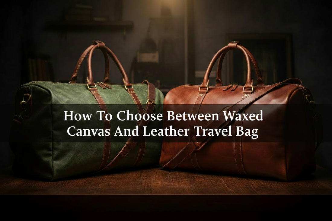 How To Choose Between Waxed Canvas And Leather Travel Bag