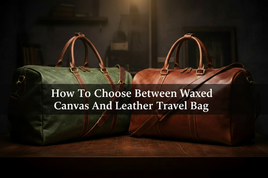 How To Choose Between Waxed Canvas And Leather Travel Bag