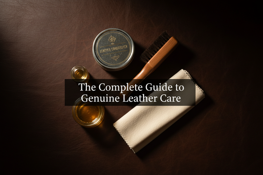 The Complete Guide to Genuine Leather Care: Vegetable-Tanned vs Chrome-Tanned