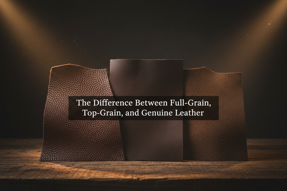The Difference Between Full-Grain, Top-Grain, and Genuine Leather