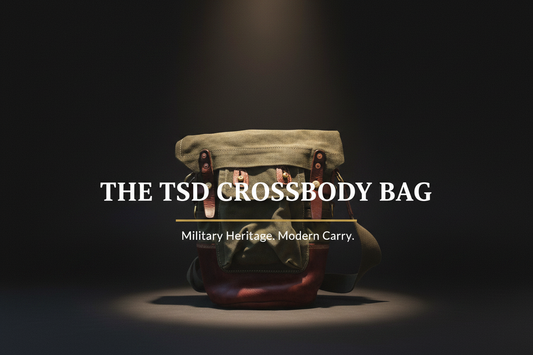 TSD Canvas Crossbody Bag - Military Heritage Modern Carry | i7Bags