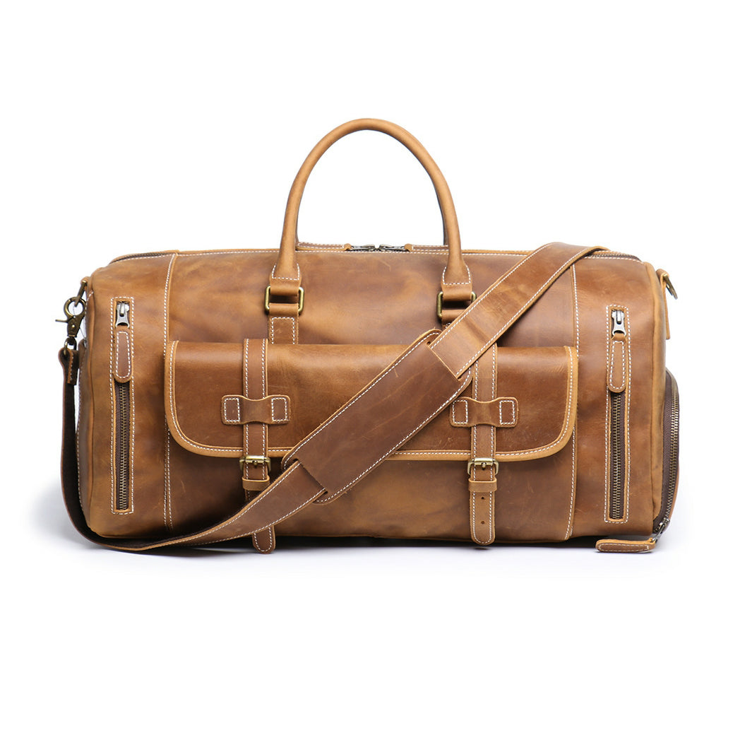 Vintage Genuine Leather Bags For Travel