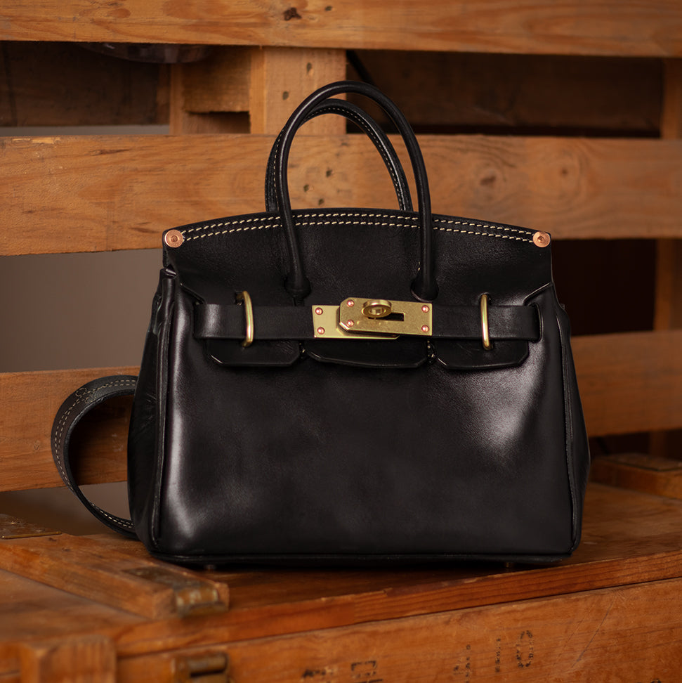 Pink Leather Handbag,Women's Leather Handbags,Pink Designer Bag,11.4in