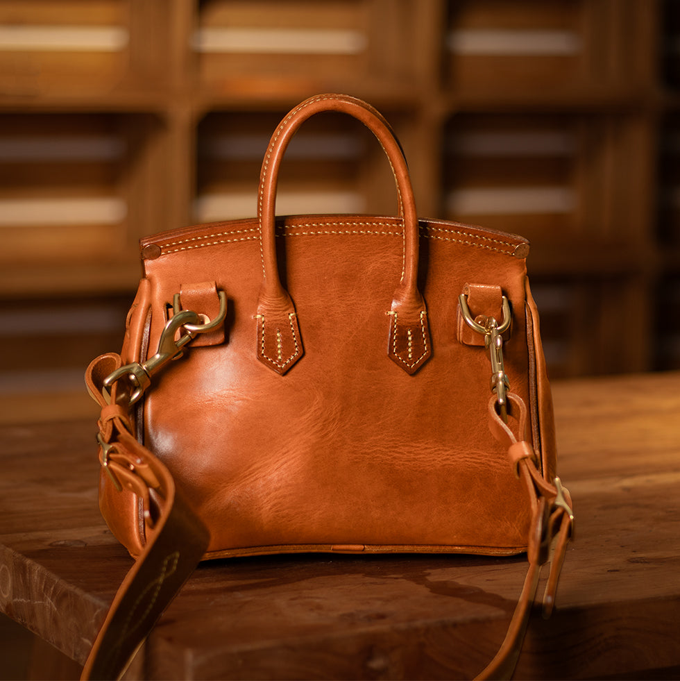 Pink Leather Handbag,Women's Leather Handbags,Pink Designer Bag,11.4in