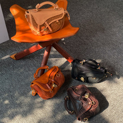 Saddle Bag,Leather Crossbody Bags,Saddle Bag Leather,8.7in