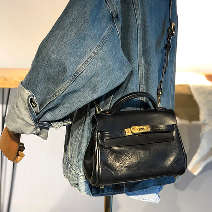 Women's Leather Crossbody Bag,Pink Leather Handbag,pink purse,8.9in