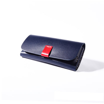 Full Grain Leather Glasses Case - Luxury Eyewear Storage Protector