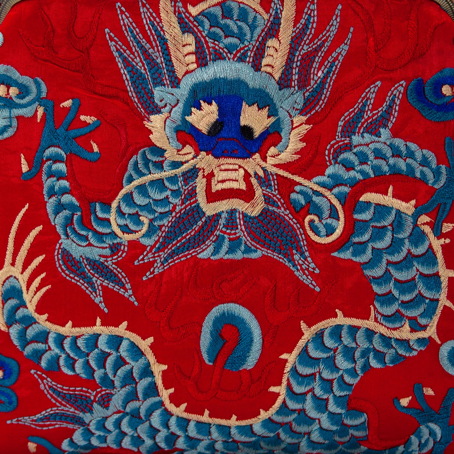 Embroidered Dragon Bags-Red-5