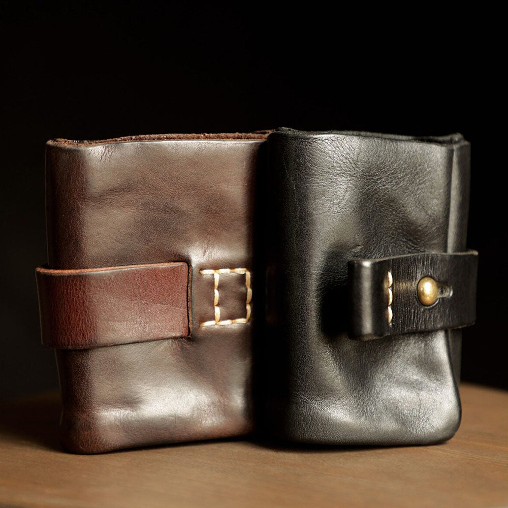 Italian Vegetable Tanned Leather Wallet and Card Holder