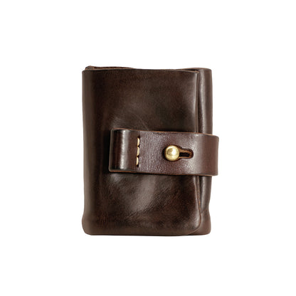 Italian Vegetable Tanned Leather Wallet and Card Holder
