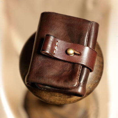Italian Vegetable Tanned Leather Wallet and Card Holder