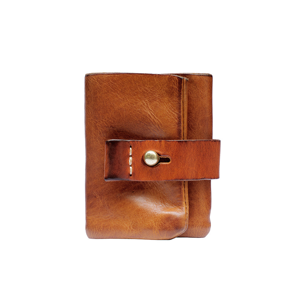 Italian Vegetable Tanned Leather Wallet and Card Holder