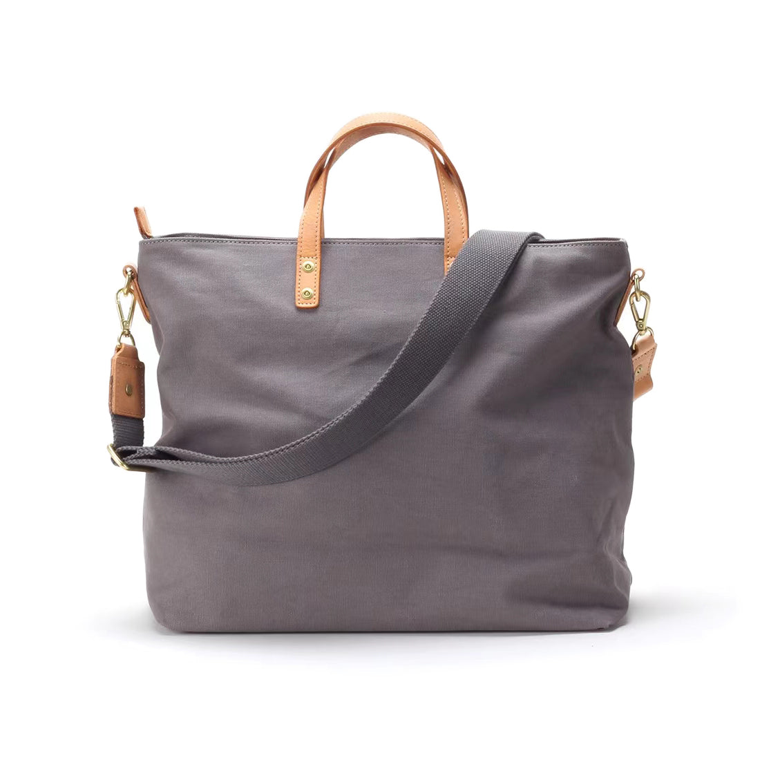 Large Canvas Bag,Leather Canvas Tote Bag,Large Weekend Bag For