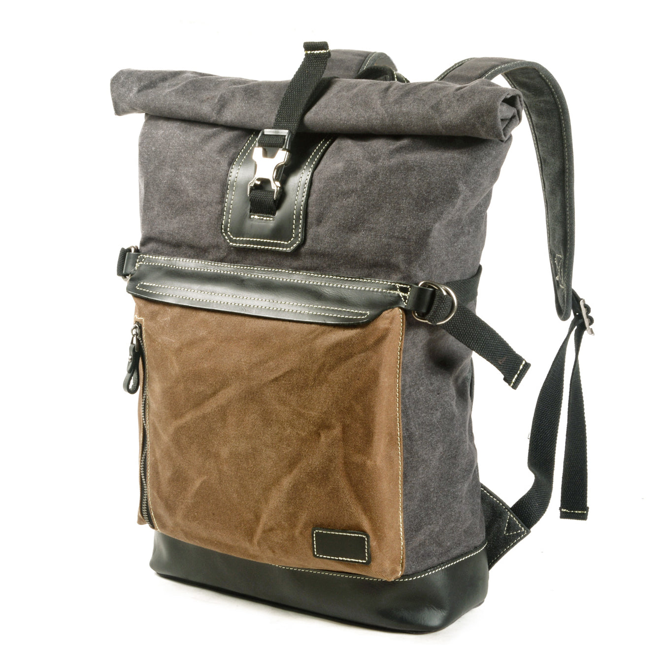 Large Canvas Travel Backpack,Men Waxed Canvas Backpack,Rucksack For Men-i7bags