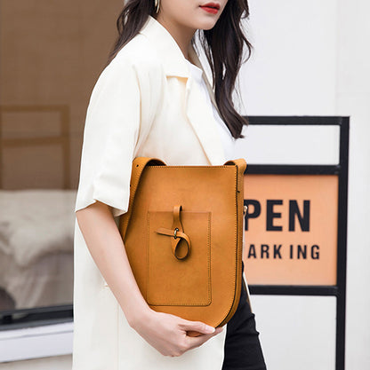 Leather Shoulder Bag,Italian Leather Shoulder Bag For Women,U shaped leather Bag-i7bags