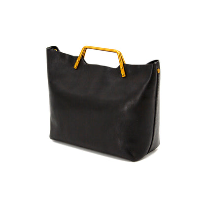 Leather Bag Metal Handle-BLA-2