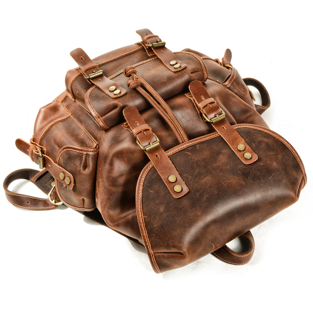 Men's Vintage Leather Backpack For 17 Inch Laptop, Large Mens Leather – i7Bags Men's Vintage Leather Backpack For 17 Inch Laptop, Large Mens Leather – i7Bags