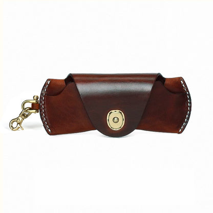 Protective Leather Eyewear Case for Travel