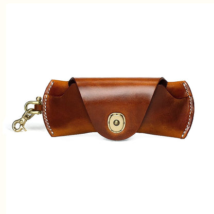 Protective Leather Eyewear Case for Travel