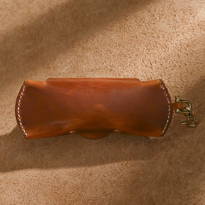 Protective Leather Eyewear Case for Travel