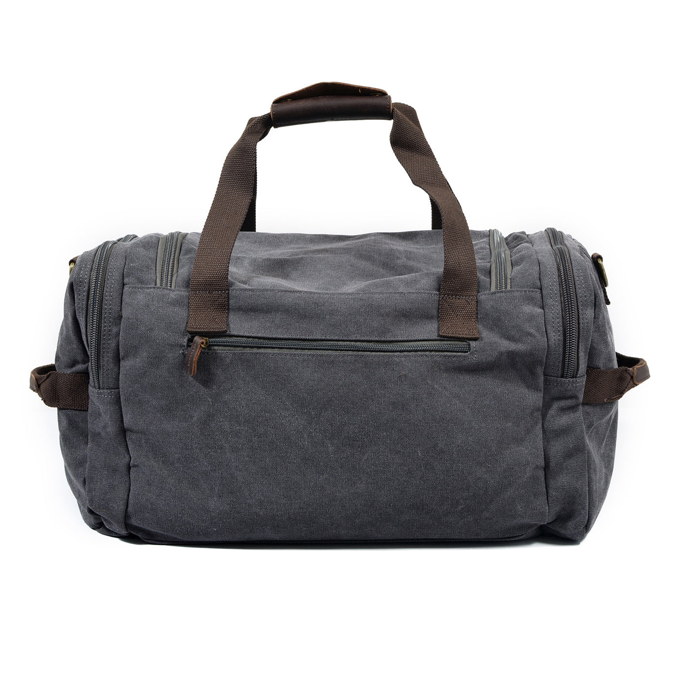 crossbody large travel bags Large Canvas Leather Travel Bag 20.9in Crossbody Shoulder Duffel For Men