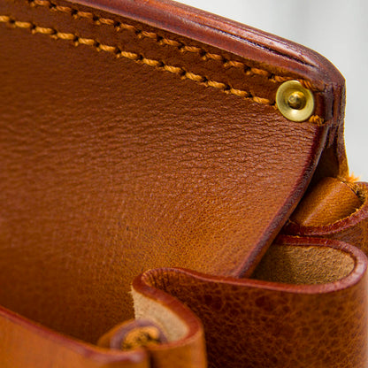 Canvas Tote med læderhåndtag, Canvas taske med læder, 16,5 tommer