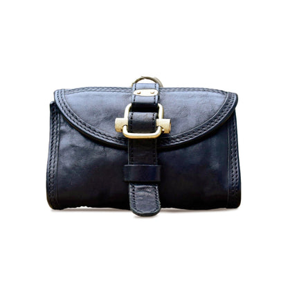 Handmade Black Horsehide Wallet and Card Holder