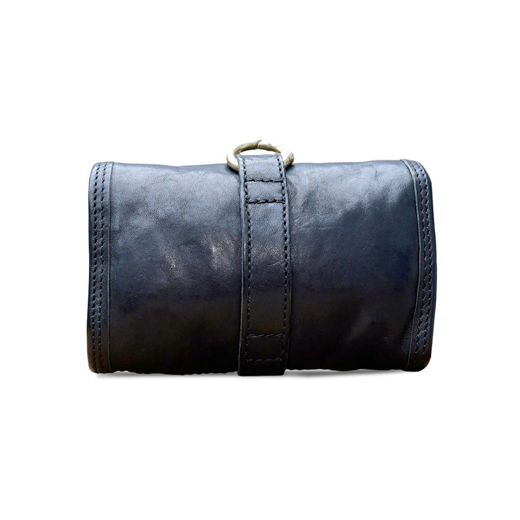 Handmade Black Horsehide Wallet and Card Holder