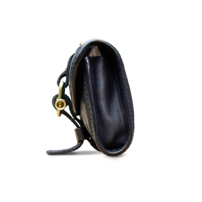Handmade Black Horsehide Wallet and Card Holder