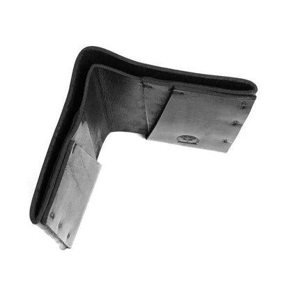 Handmade Minimalist Black Leather Bifold Wallet and Card Holder