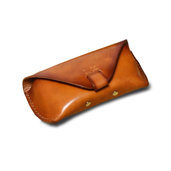 Handmade Vegetable Tanned Leather Glasses Case