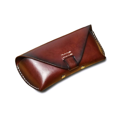 Handmade Vegetable Tanned Leather Glasses Case