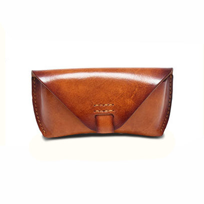 Handmade Vegetable Tanned Leather Glasses Case