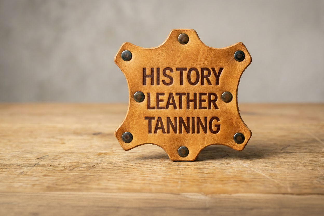 HISTORY LEATHER TANNING Badge