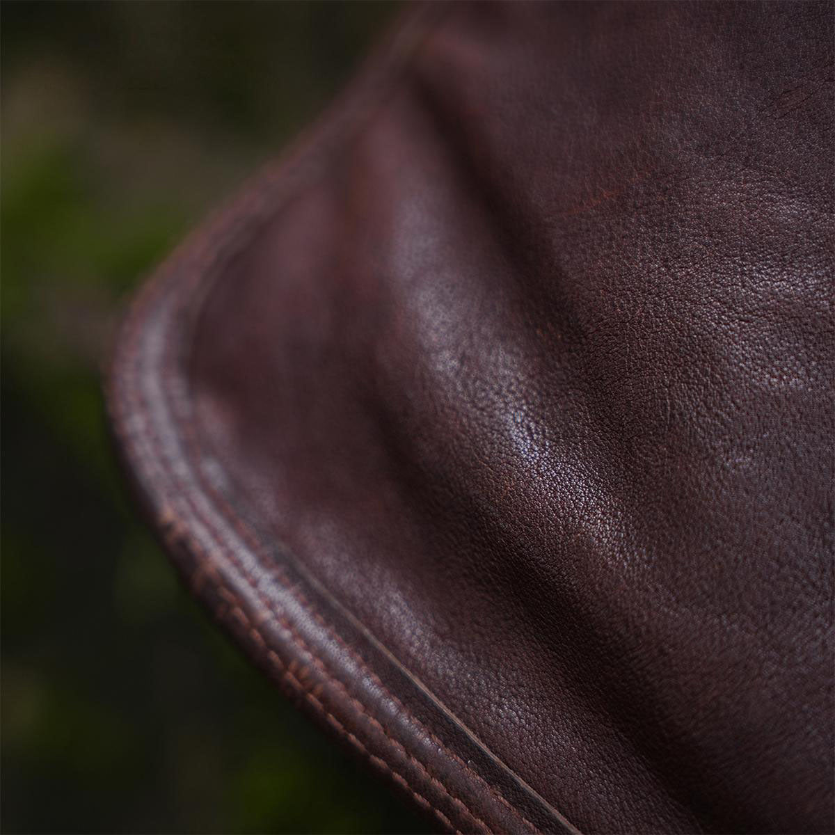 Large Vintage Vegetable-Tanned Horsehide Tote Bag