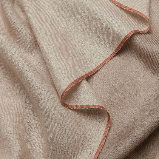 Luxury Cashmere Beige Camel Everyday Scarf 72.8in