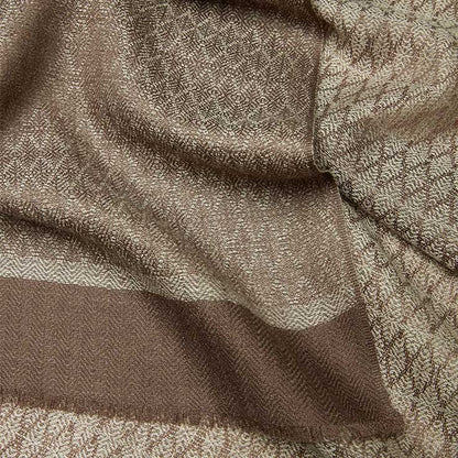 Luxury Cashmere Beige Camel Everyday Scarf 72.8in