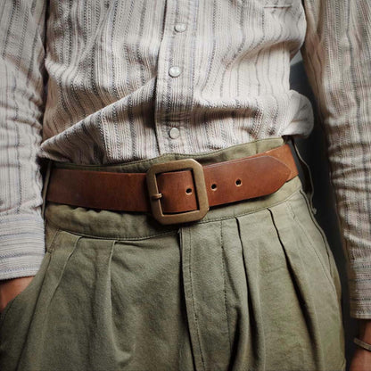 Men's Handmade Horween CXL Vintage Leather Belt