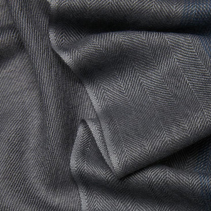 Men's Premium Cashmere Blue Gray Business Scarf 72.8in