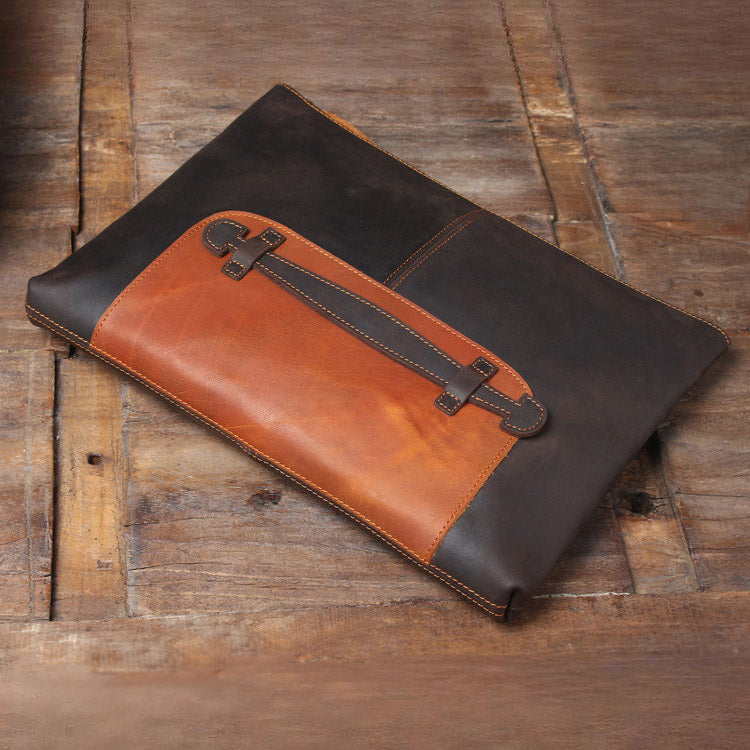 Men's Top Grain Leather Portfolio for 14" Laptop