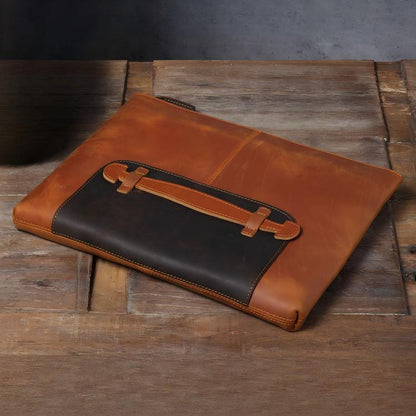 Men's Top Grain Leather Portfolio for 14" Laptop