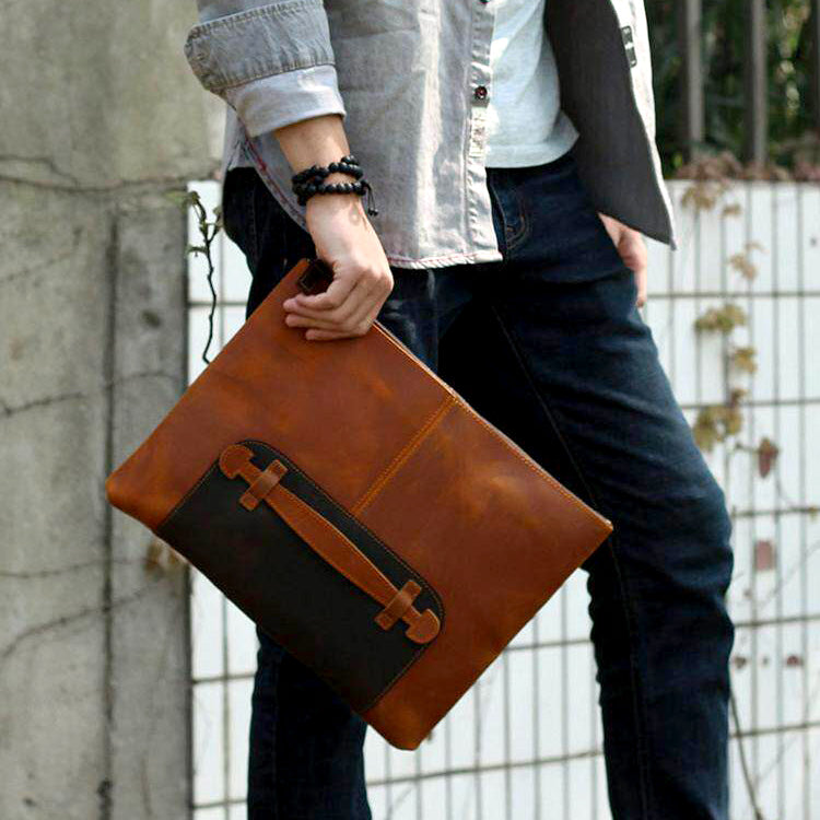 Men's Top Grain Leather Portfolio for 14" Laptop