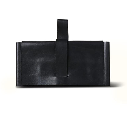 Minimalist Top Grain Leather Long Wallet and Phone Bag