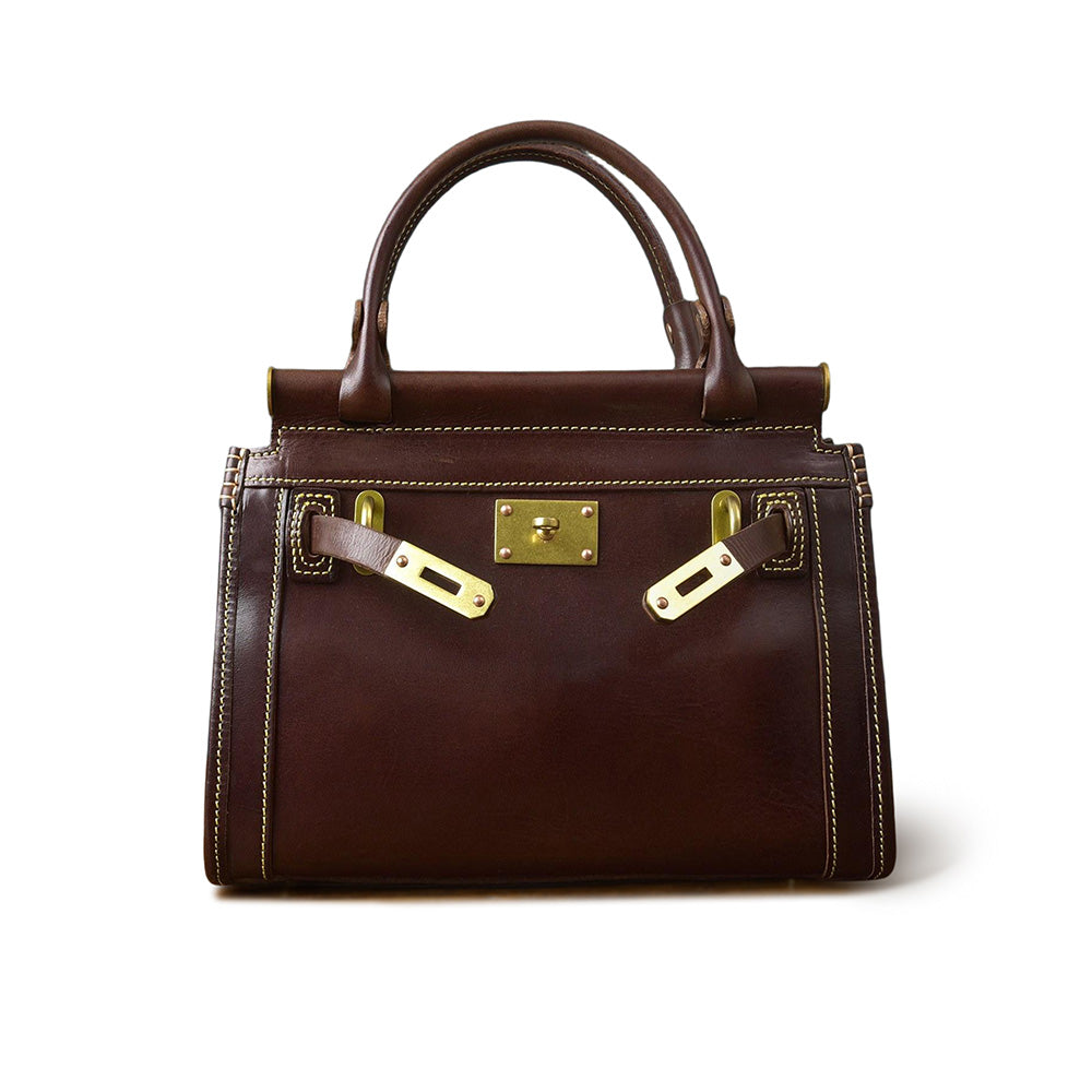 Women's Italian Full-Grain Leather Handbag Crossbody
