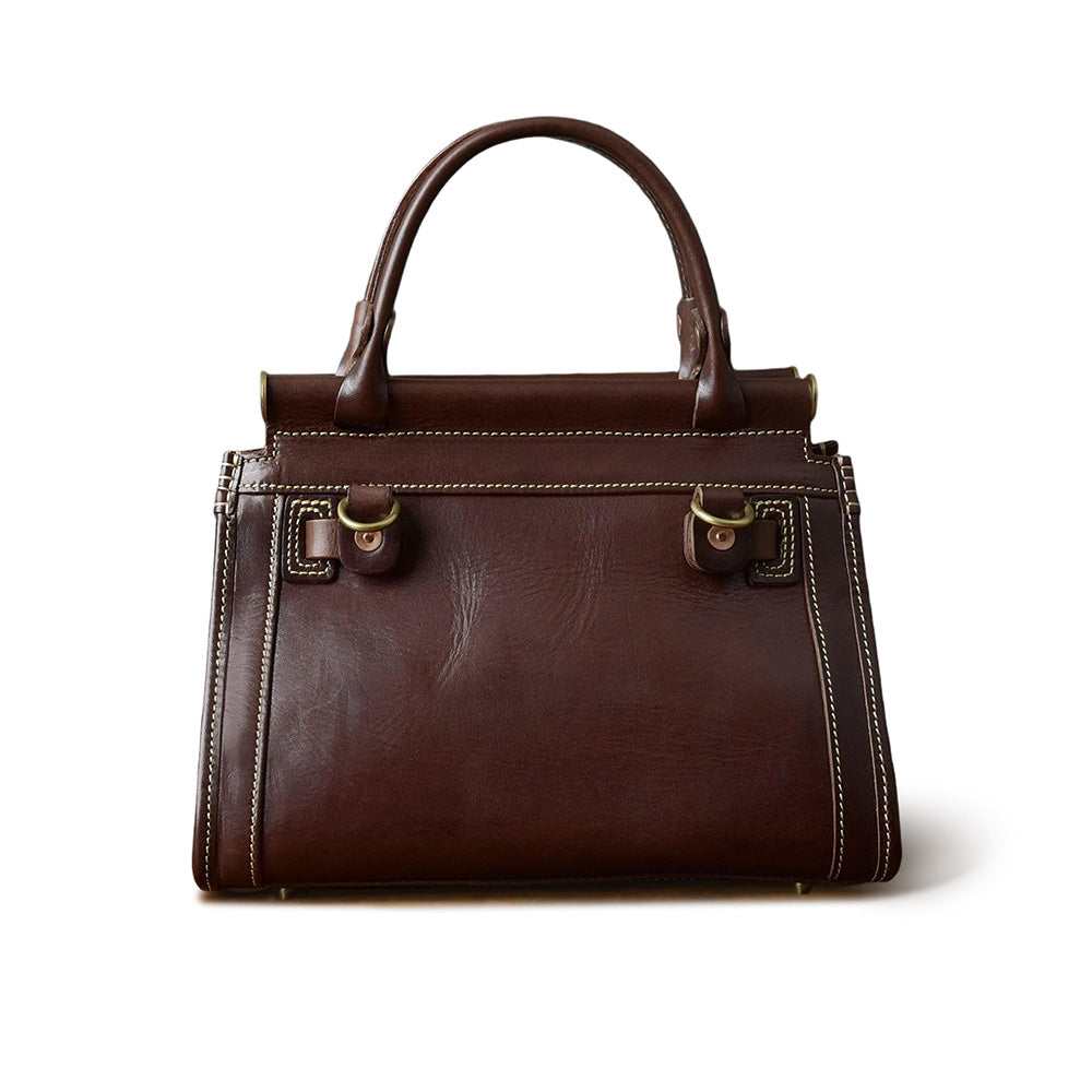 Women's Italian Full-Grain Leather Handbag Crossbody